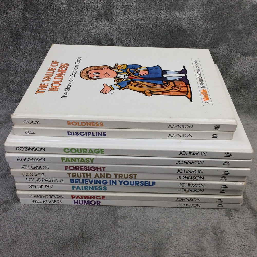 Vintage ValueTales Books Lot of 10 Hardcover Spencer Johnson Ann Donegan